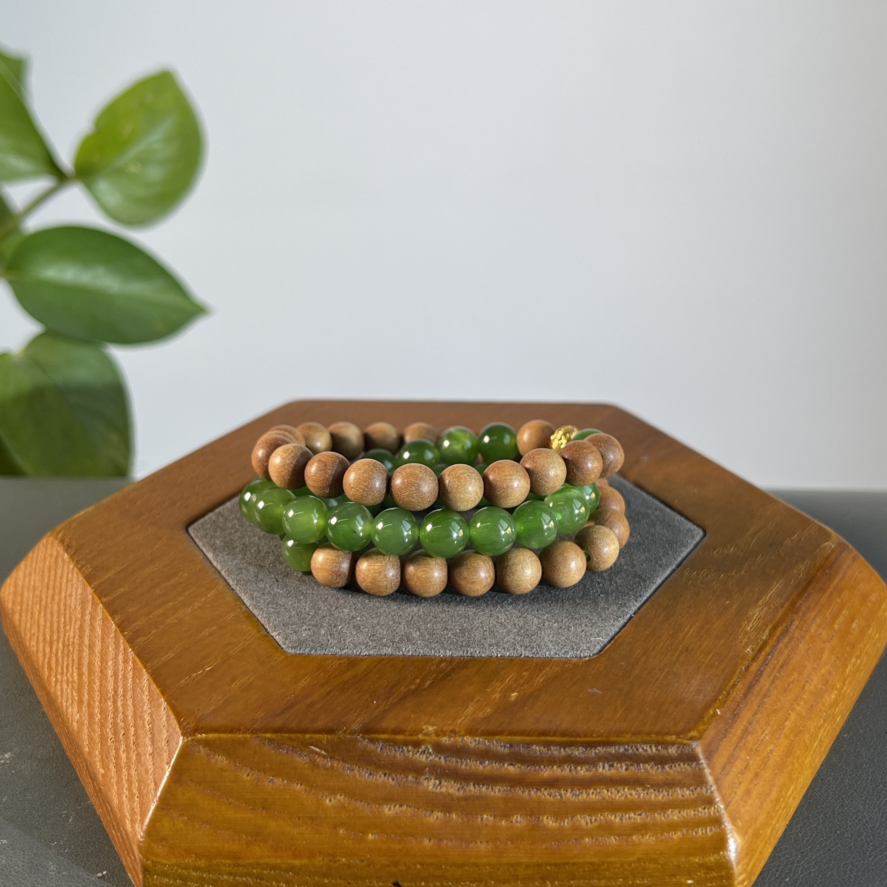 JGW17-014    和田玉-珠链（含配饰）