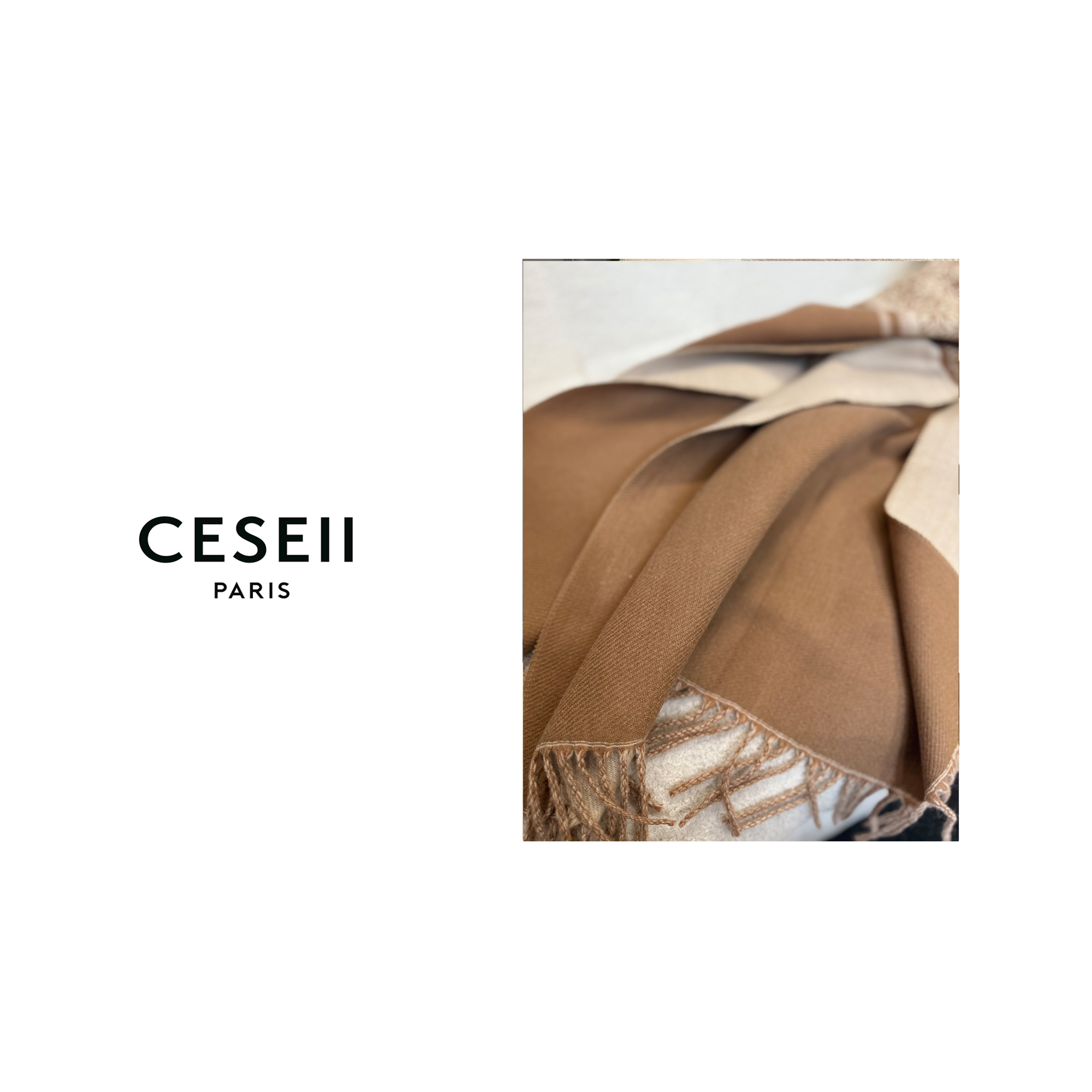 【25XJ909】CESEII秋冬柔软舒适保暖长款围巾