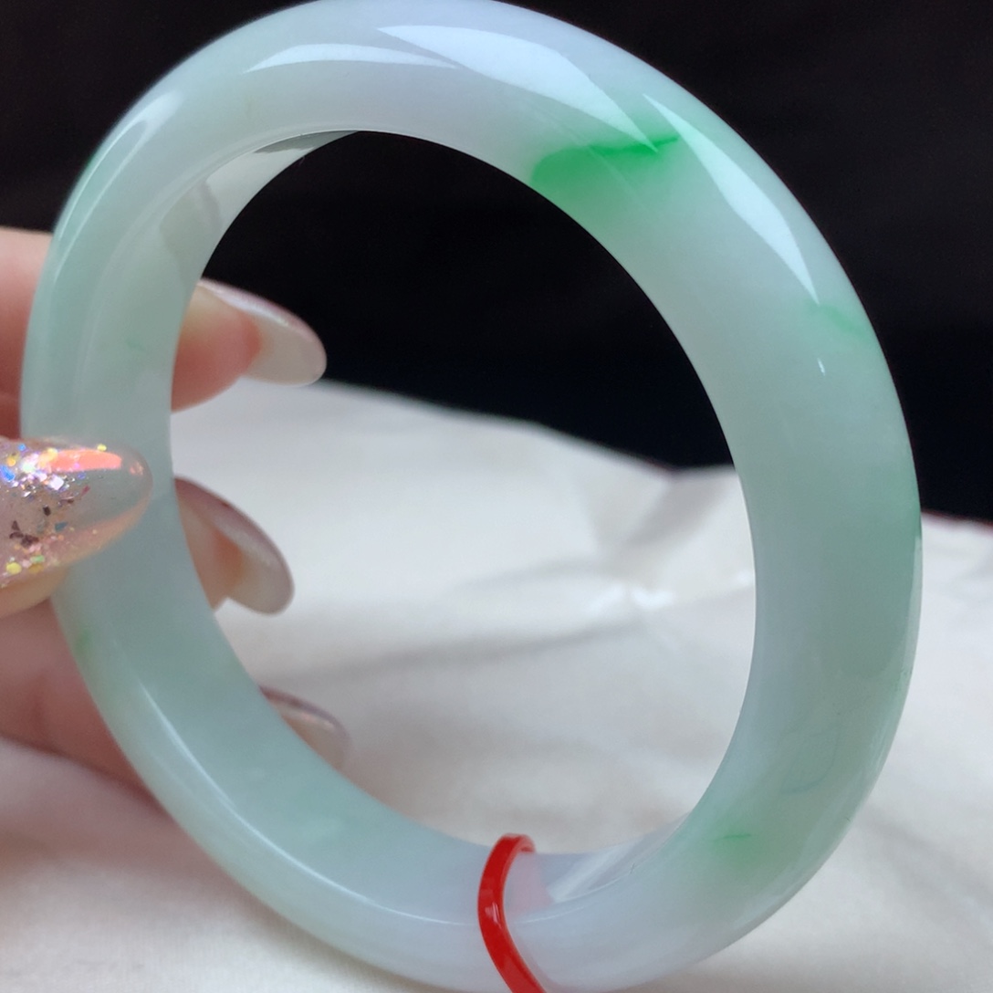 翡翠未镶嵌手镯96788，