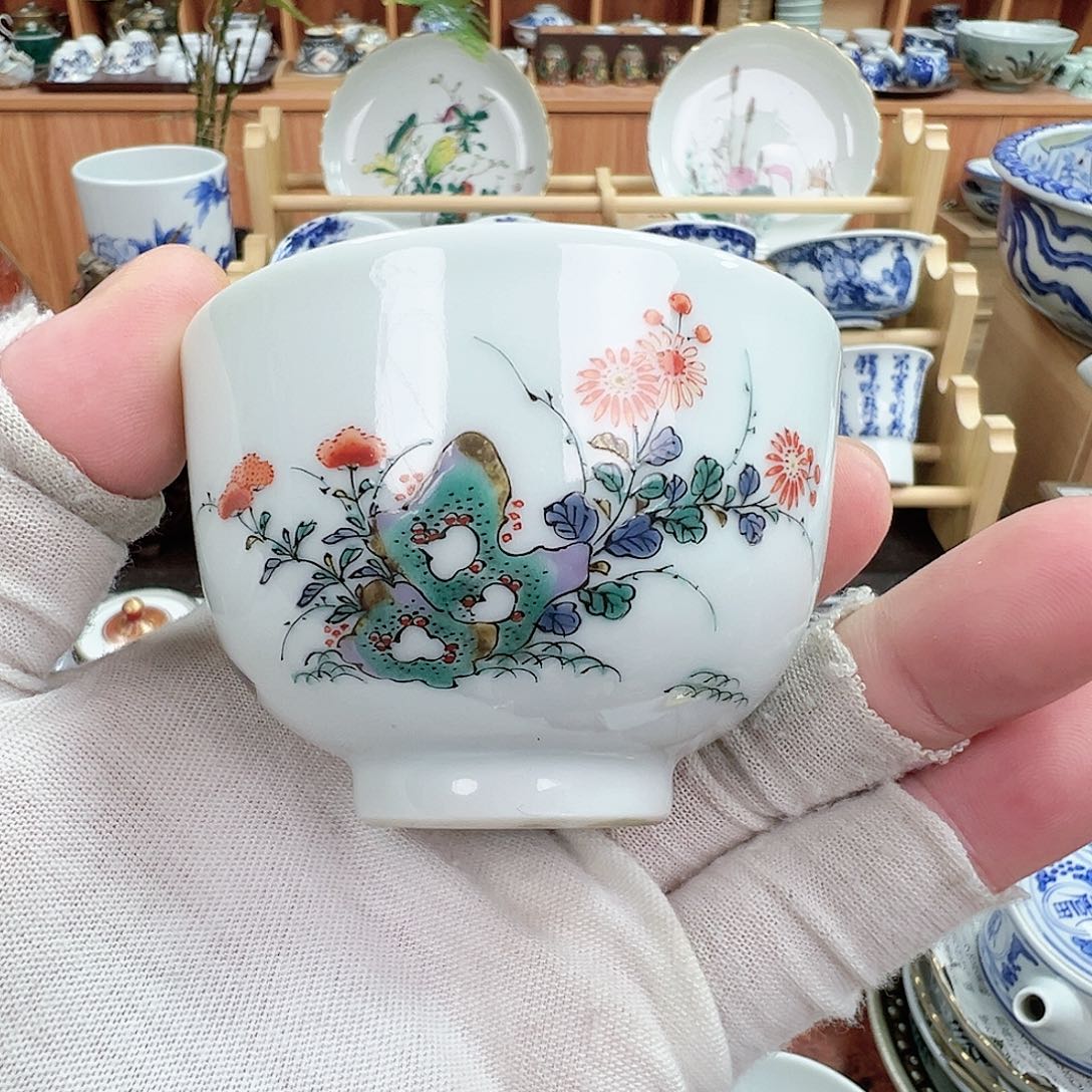 柴窑茶具杯茶平安北峯