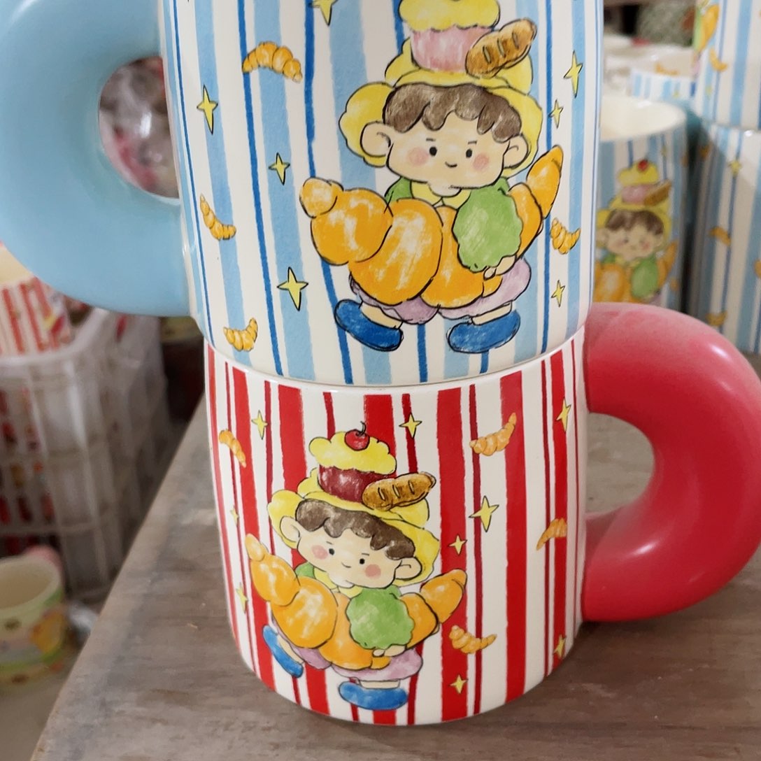 瓷片微瑕陶瓷餐具2个装