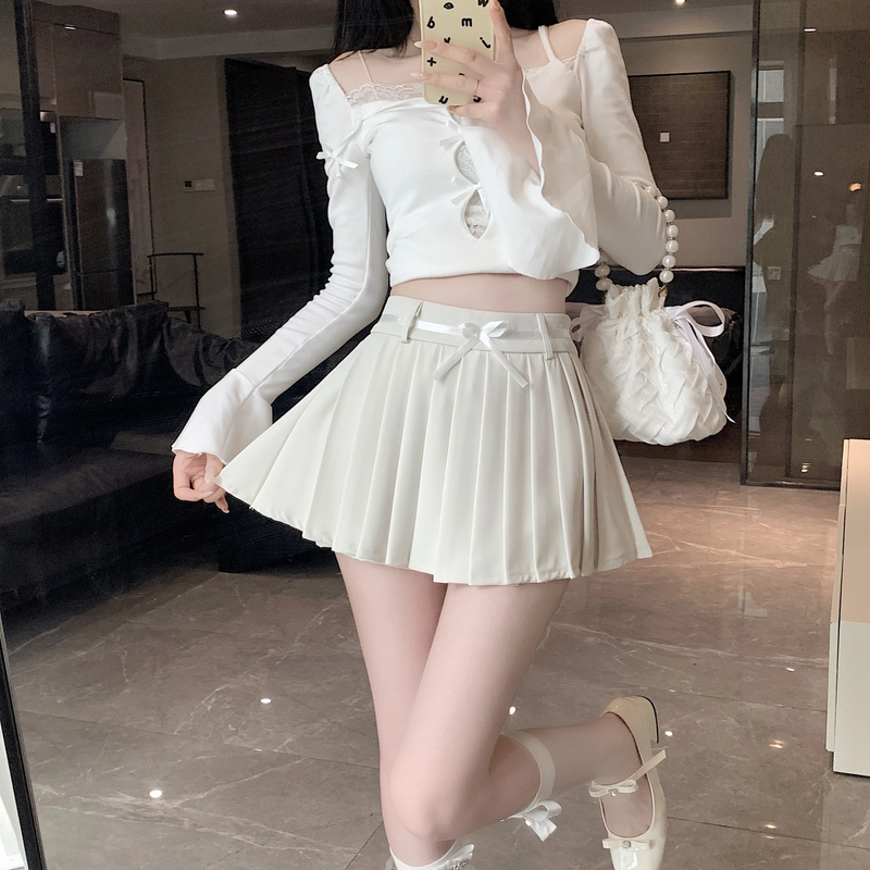 【151-200】2025年新款纯欲风秋冬短裙蓬蓬裙高腰显瘦蕾丝蛋糕A字裙