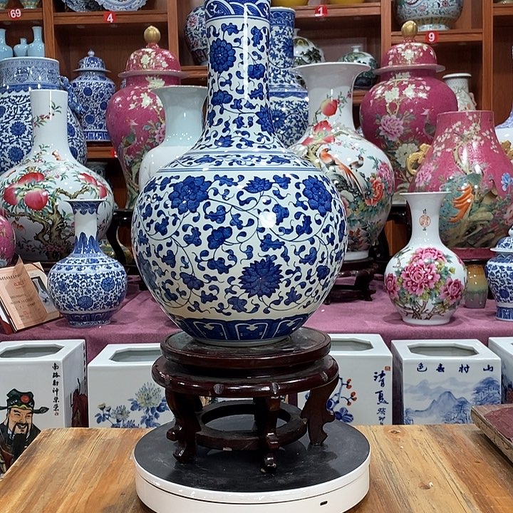 景德镇陶瓷花瓶摆件고*명
