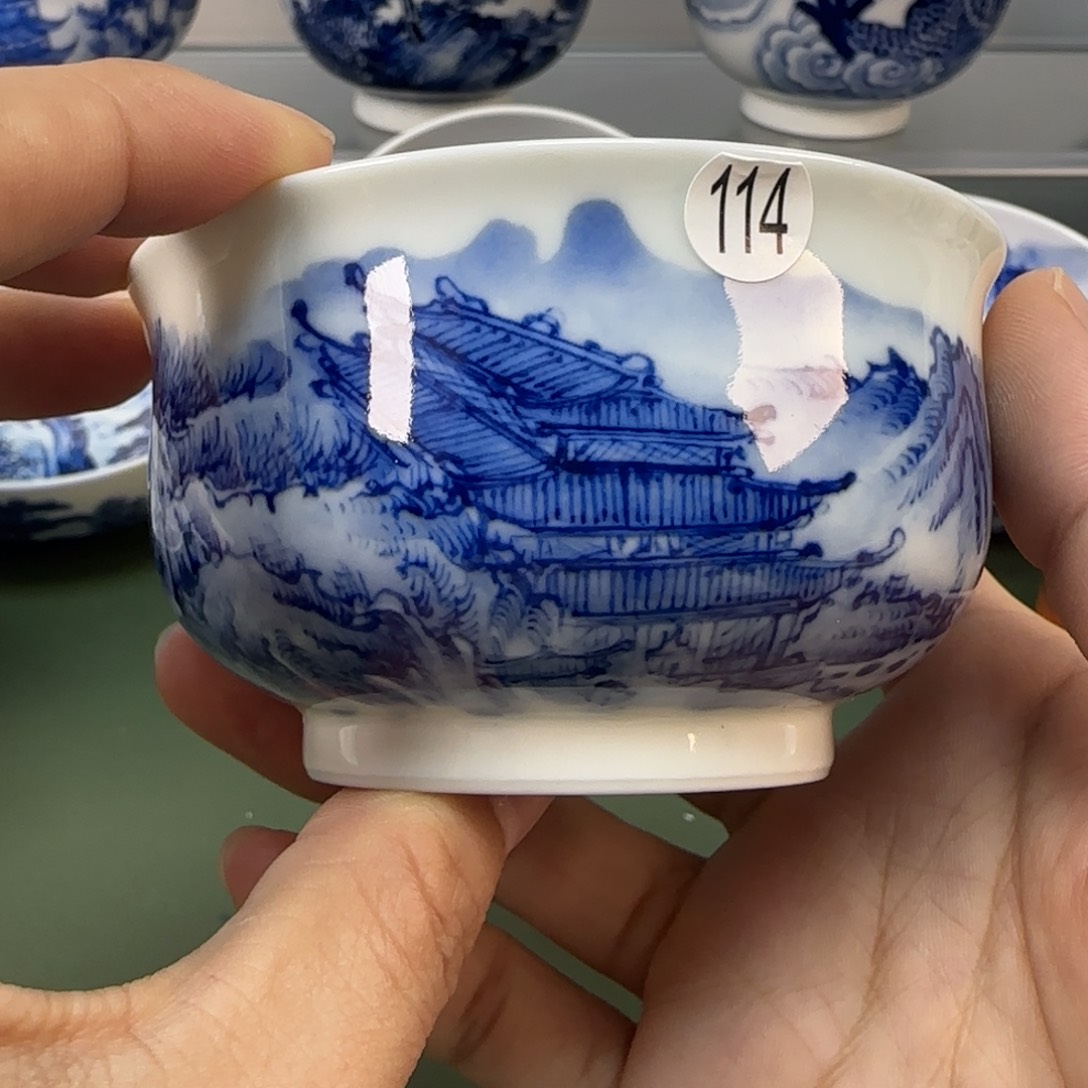 杯木木景德镇纯手绘茶具114