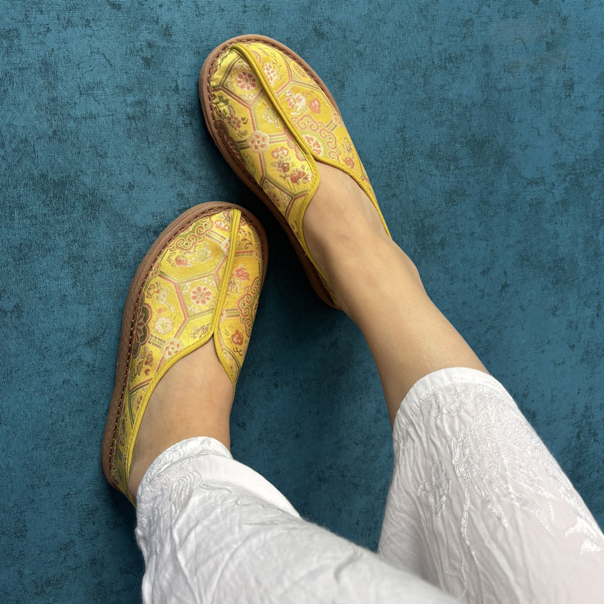 【八达运】中国风防磨青年民族风平底女布鞋纯手工百搭圆头四季可穿