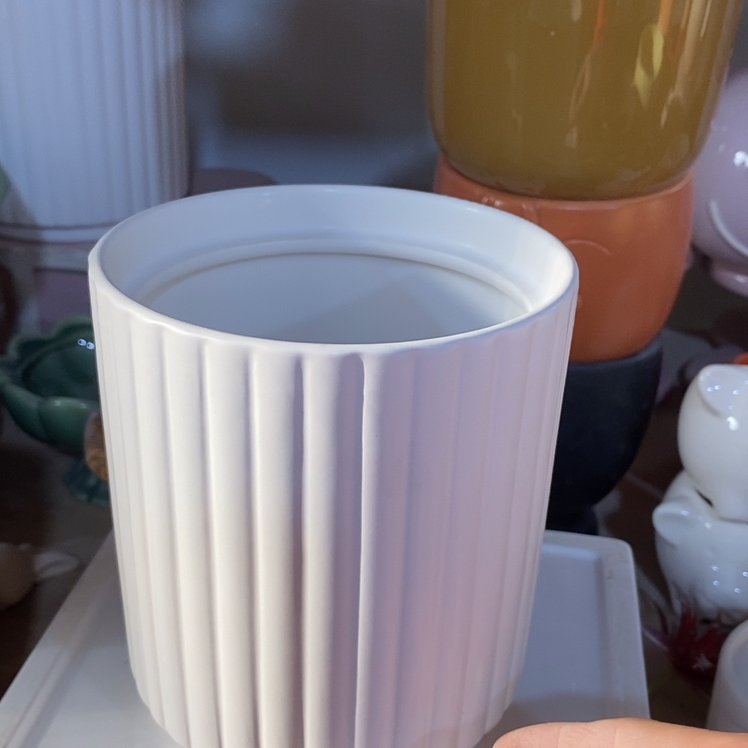 陶杯子陶盆有孔 瑕疵介意勿拍