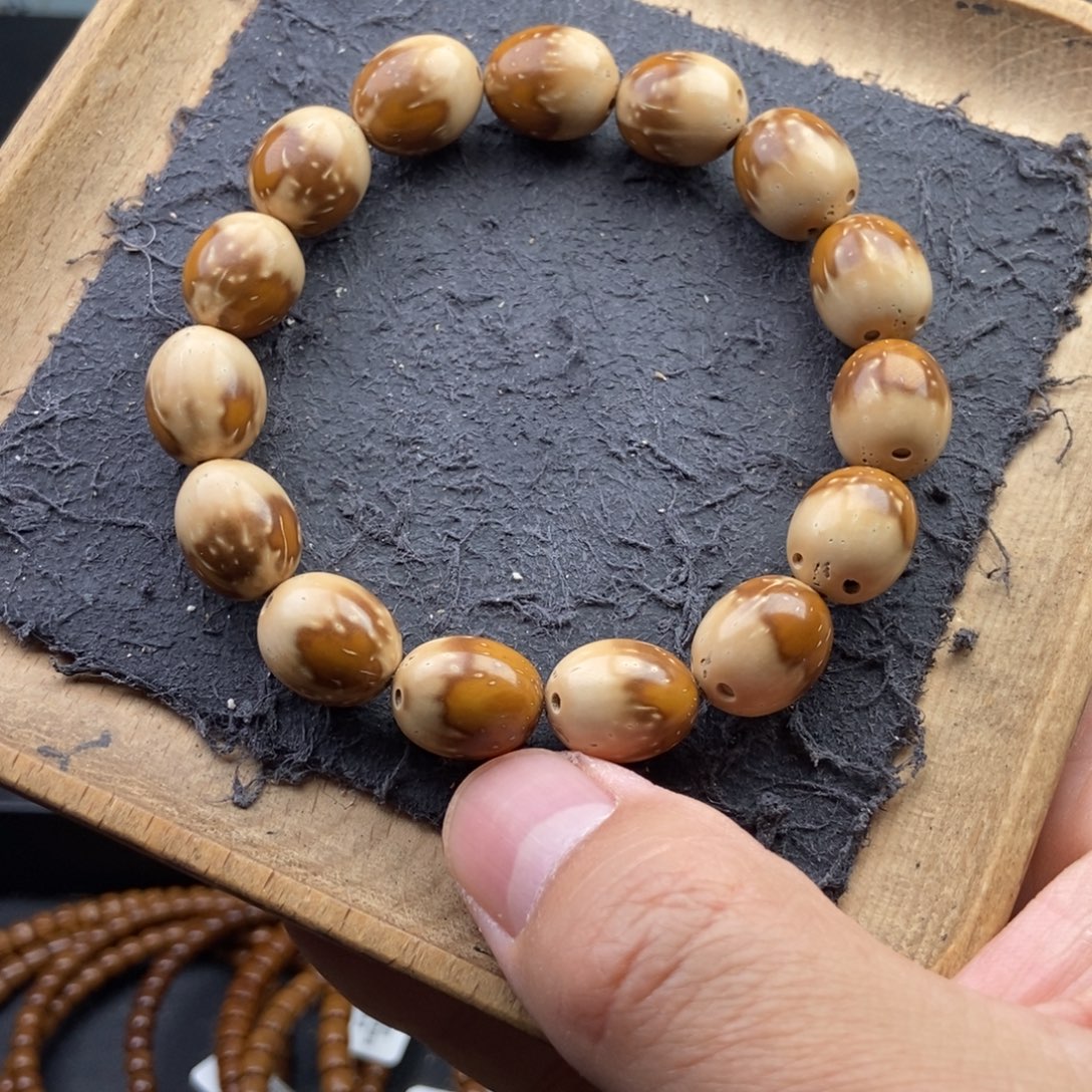 手串紫金鼠12mm天花板花皮