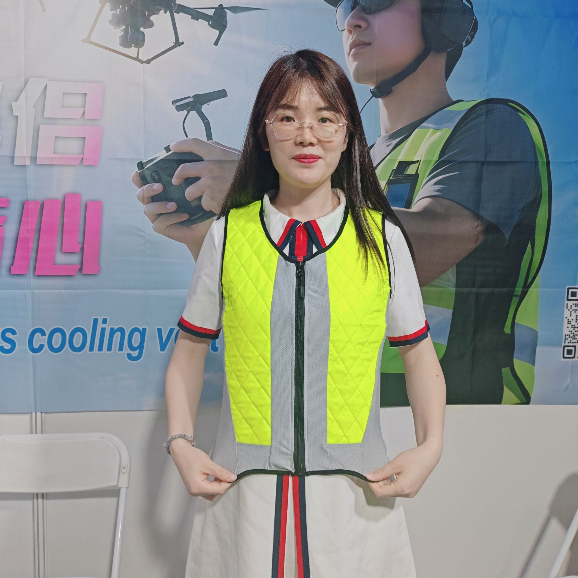 外业水冷马甲降温防晒隔热反光男女通用