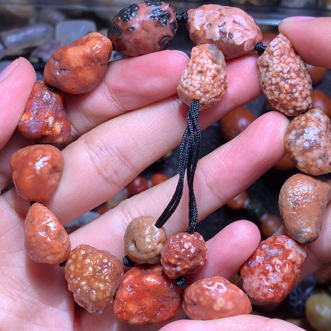 未镶嵌玛瑙/玉髓珠宝半成品