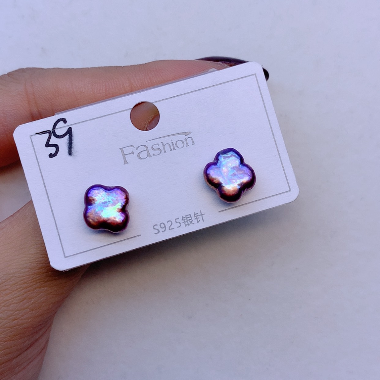 【闪购商品】银S925镶嵌耳饰淡水珍珠
