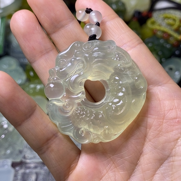 岫玉岫玉挂件未镶嵌