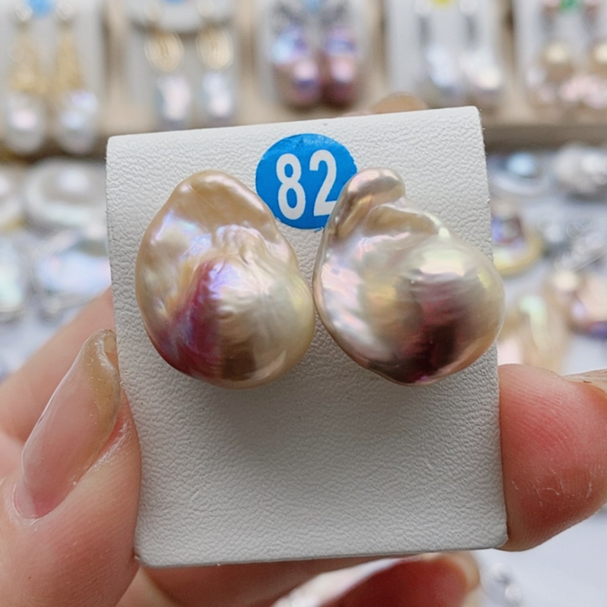 【闪购商品】淡水珍珠耳饰银S925镶嵌