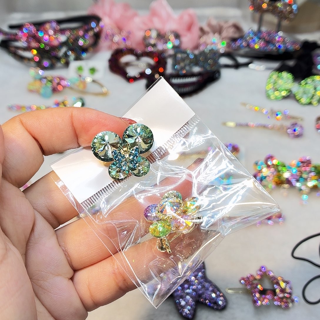 布艺铁合金发饰发夹发夹