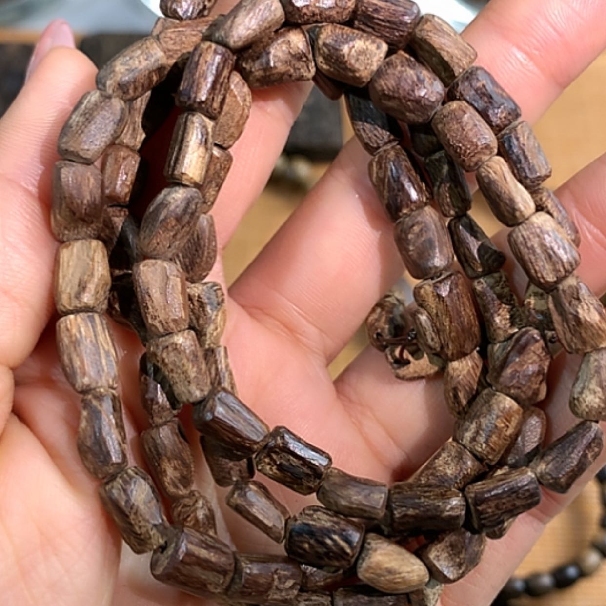 【闪购商品】沉香手串越南老惠安17.3克沉水多圈