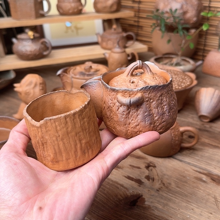 原矿老岩泥茶器系列