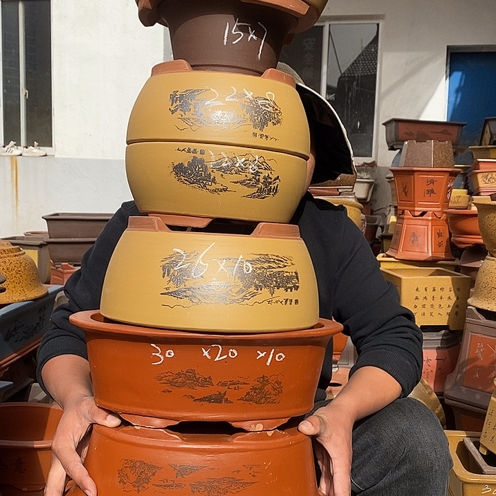 花盆紫砂宜兴紫砂