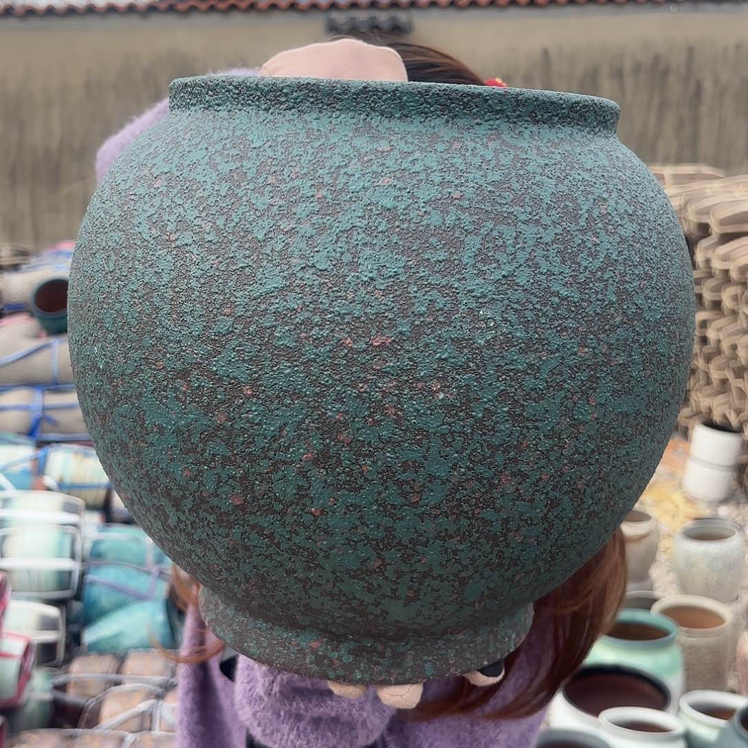 口径22高27一个明国绿大球大号