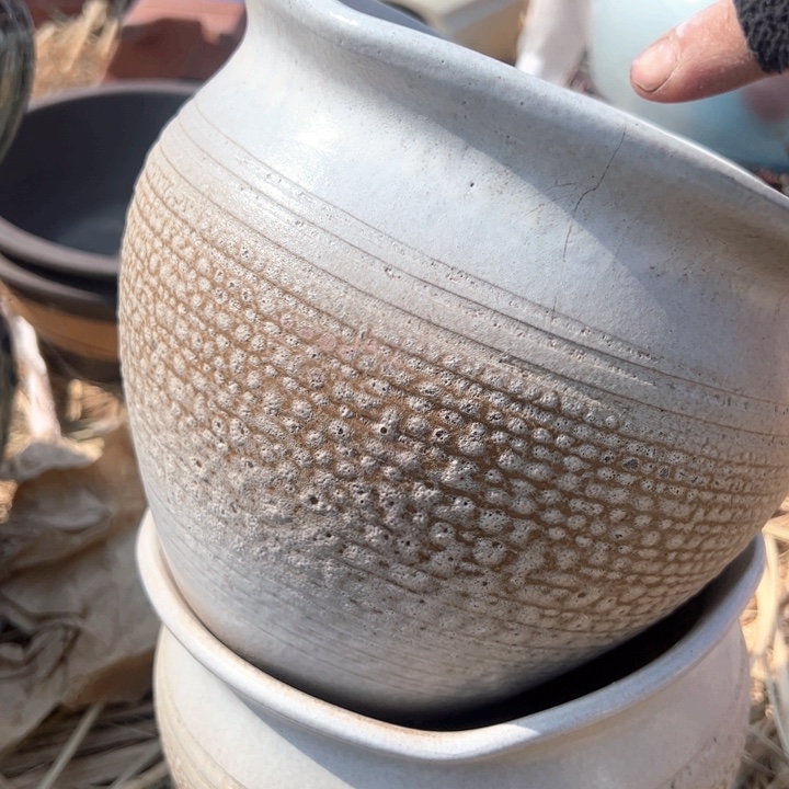 红陶紫砂碗盆口20