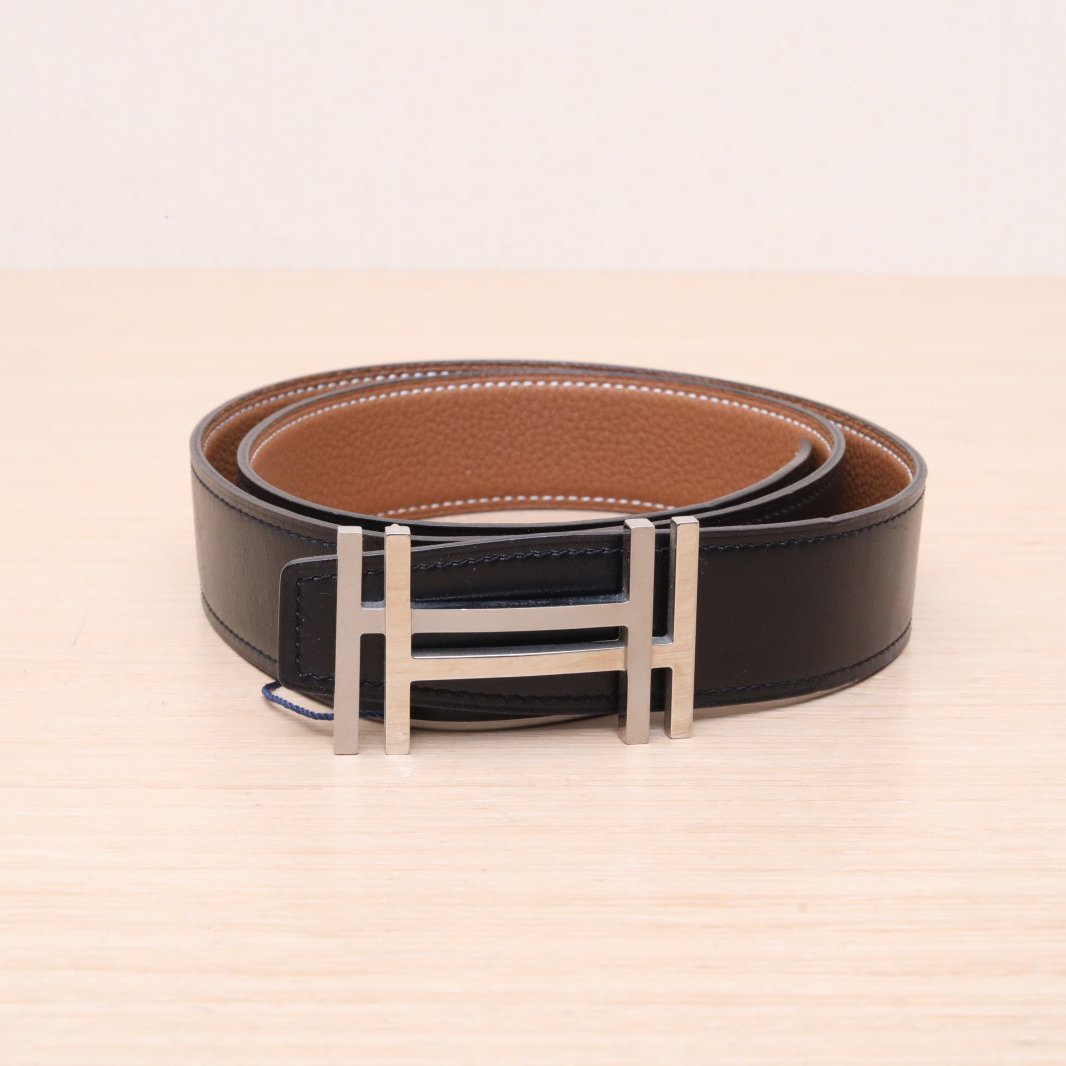 95新 Hermes/爱马仕  89黑色 85cm C刻 黑色 腰带 P205437820