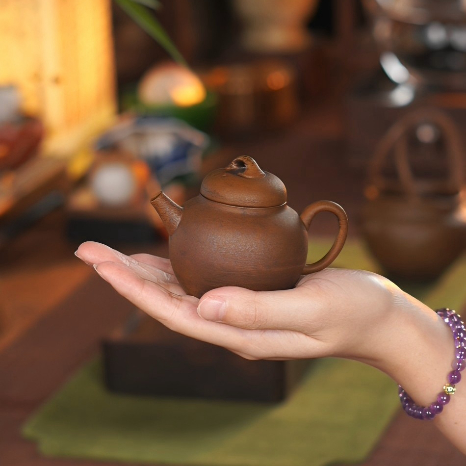  老岩泥 圆满小壶 