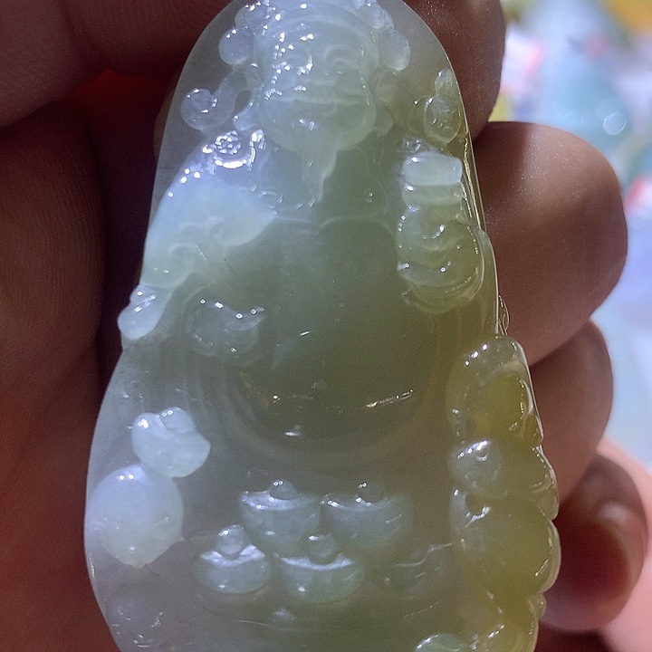 翡翠未镶嵌颈饰天然翡翠A货吊坠