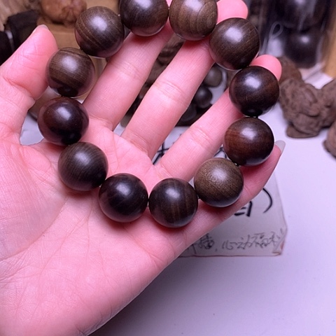 檀香木手串/手链檀香阴沉2.0/12横纹虎皮满纹