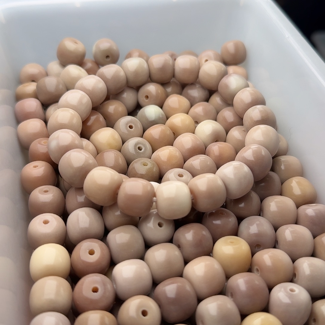 菩提根/象牙果吊坠50 颗骨瓷奶茶 13 桶