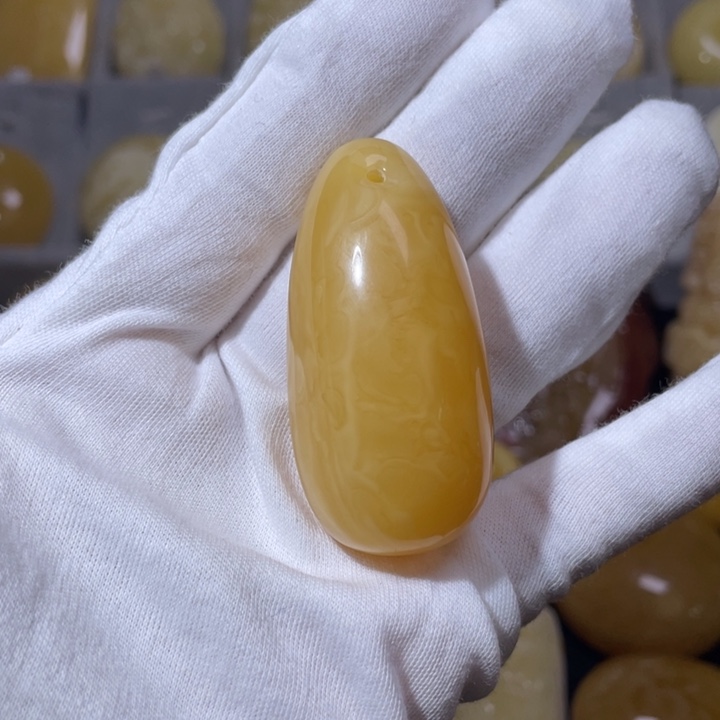 琥珀吊坠(不含链)未镶嵌