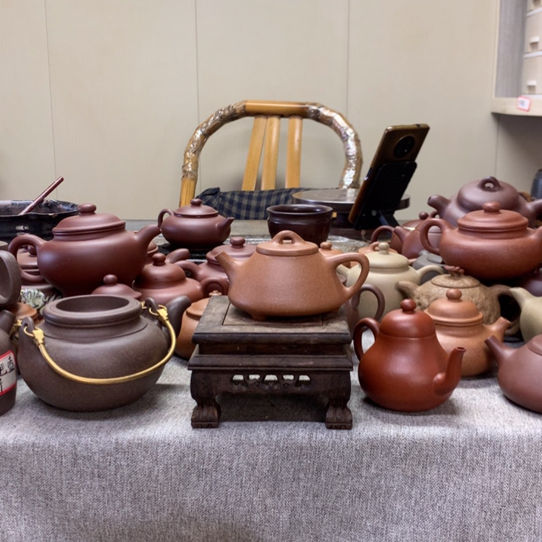 茶壶紫泥半手工制作140 C降坡泥