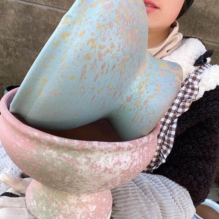 紫砂花盆正品口20高15