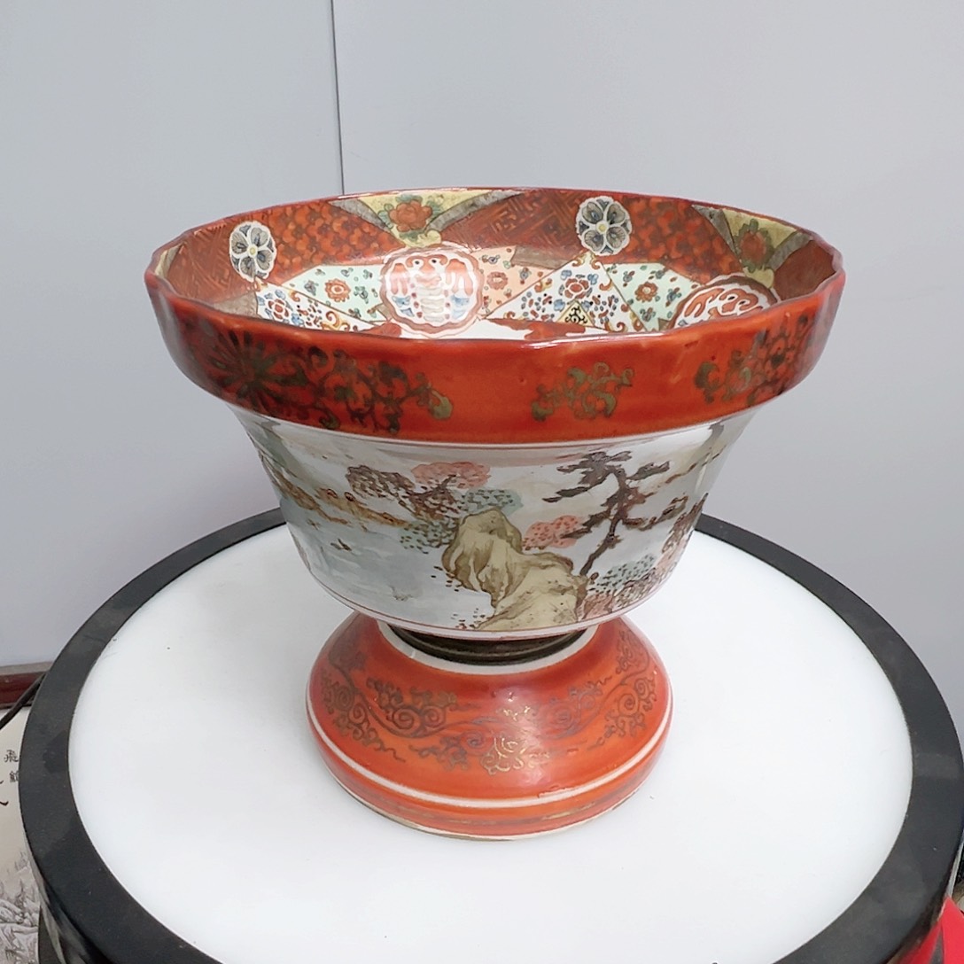 柴窑茶具茶壶茶杯抹茶洗摆件有冲线介意慎拍