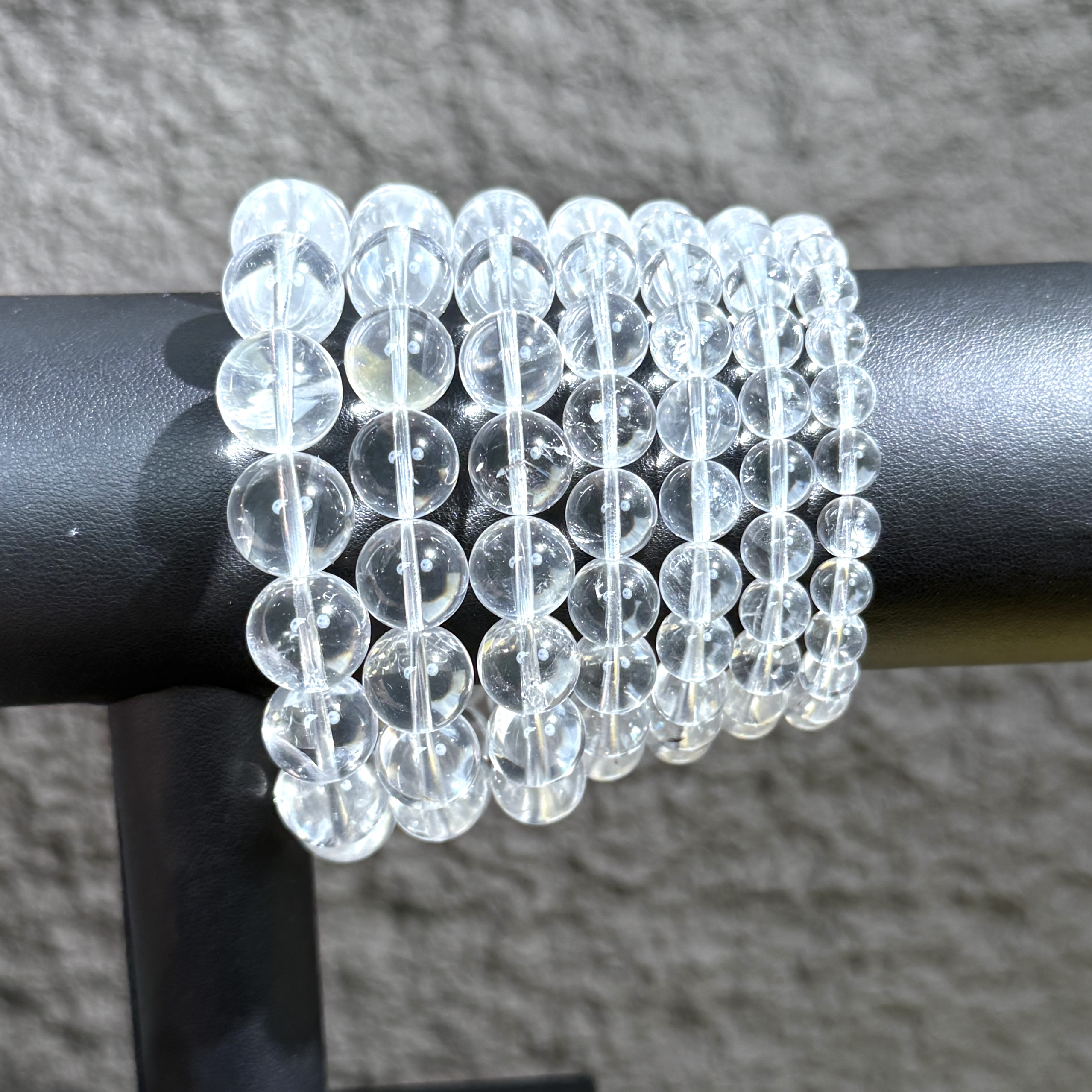 天然无优化单A白水晶W123手链手串素圈单圈多样性发一