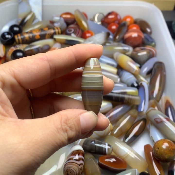 玛瑙/玉髓未镶嵌颈饰吊坠