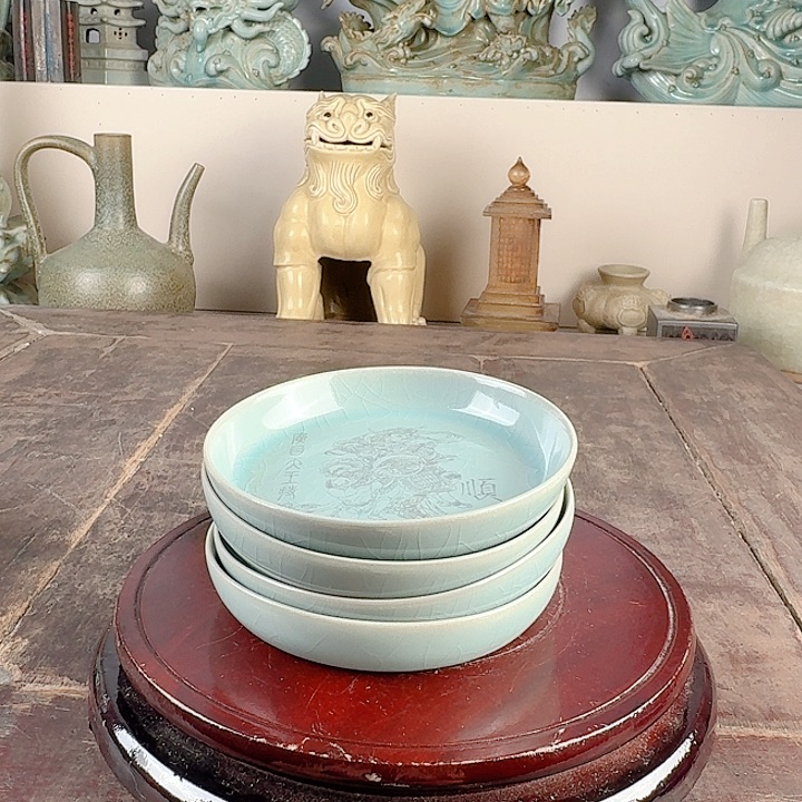 汝窑风调雨顺洗一套