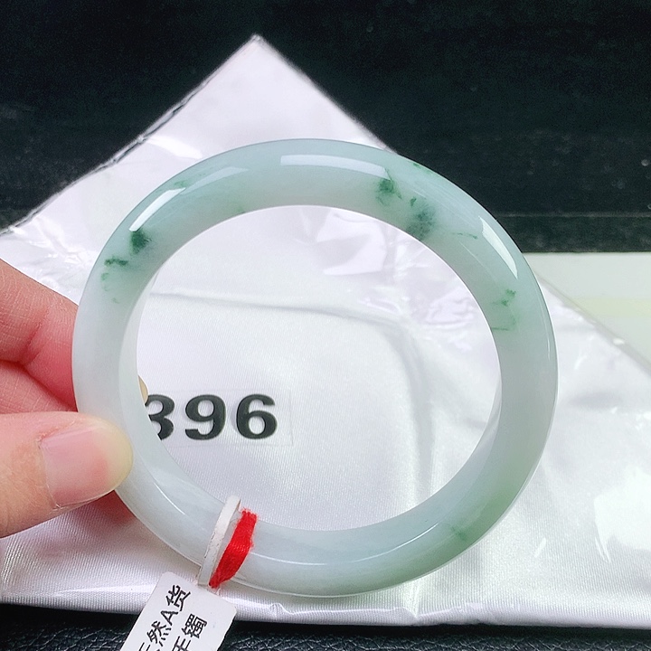 未镶嵌手镯翡翠62圈口396