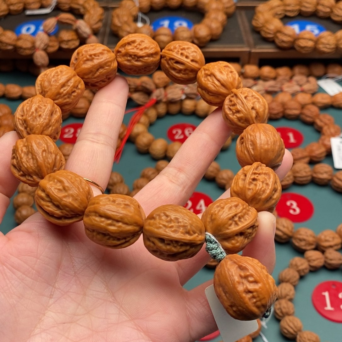 文玩核桃手串20尺寸八棱