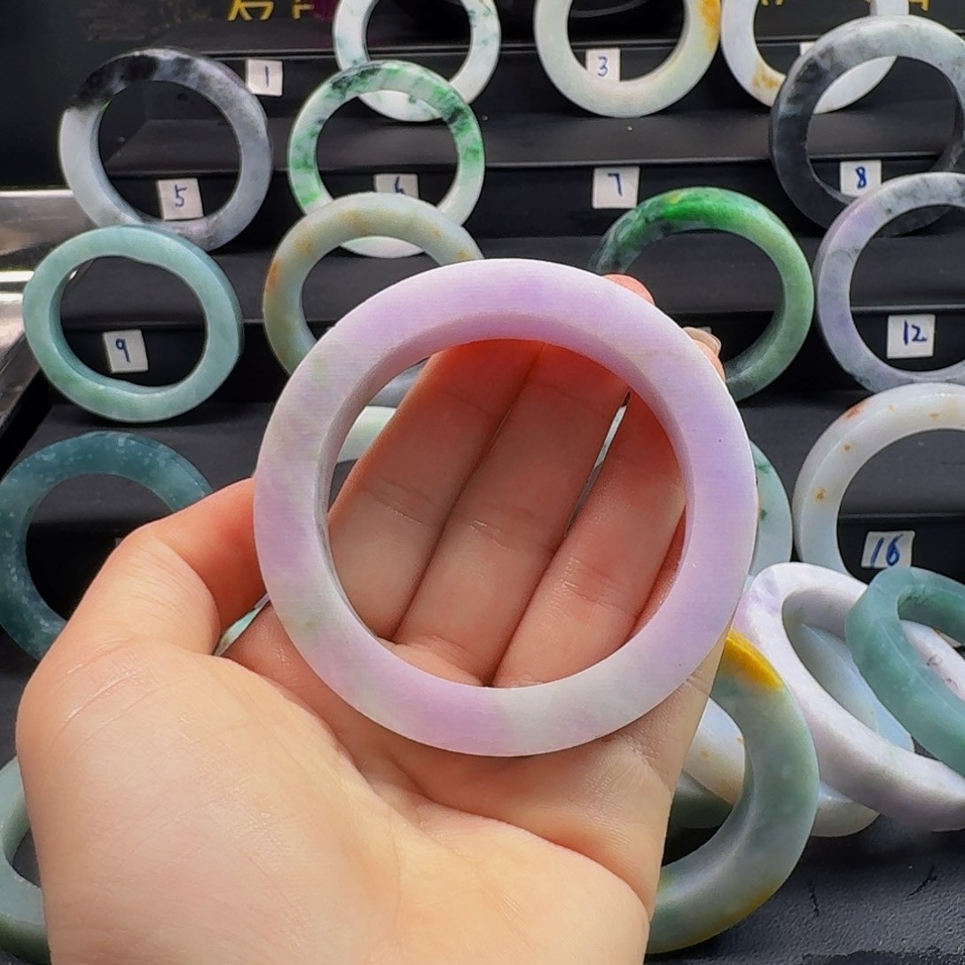 定制翡翠55加正圈未镶嵌冰*