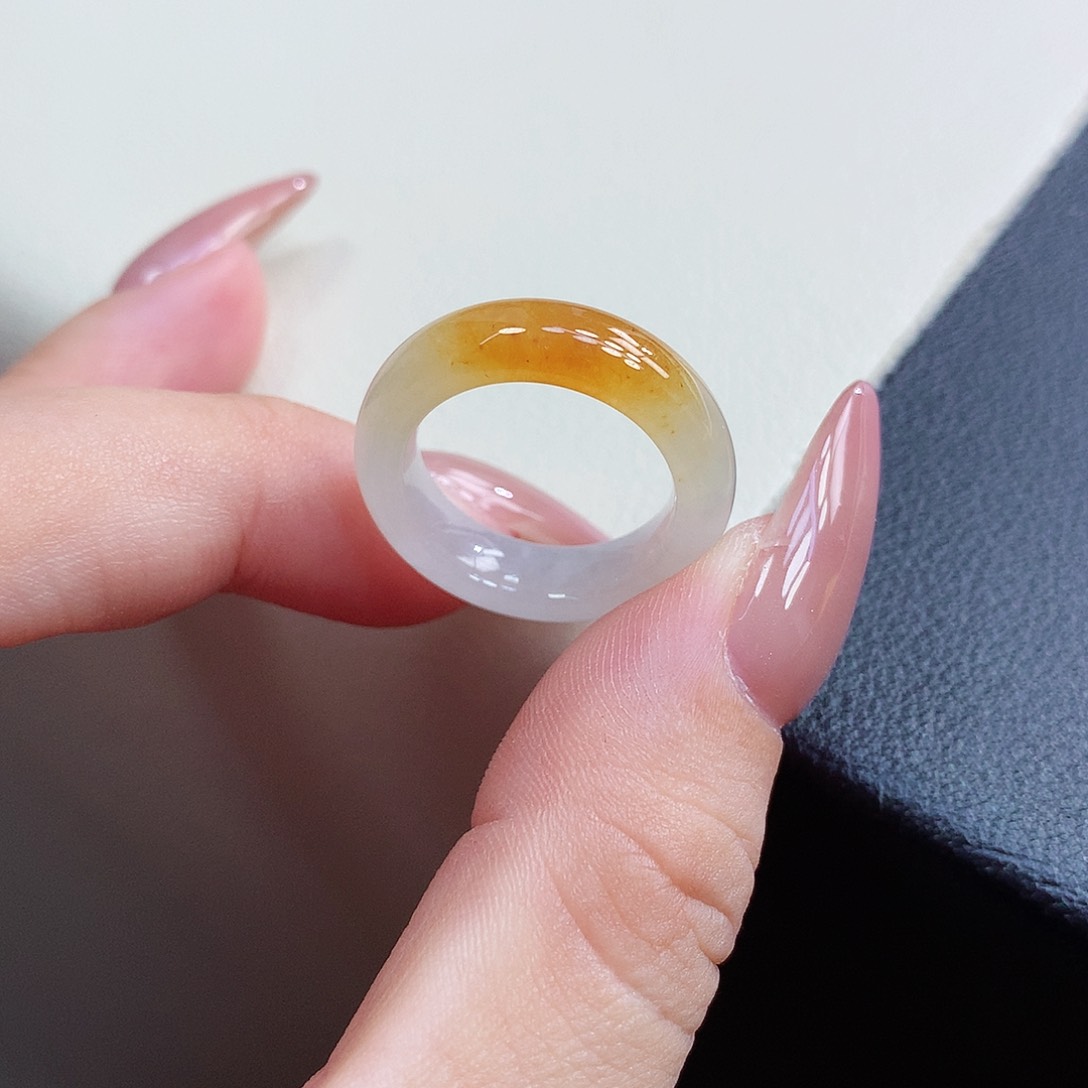 未镶嵌戒指翡翠10-11号