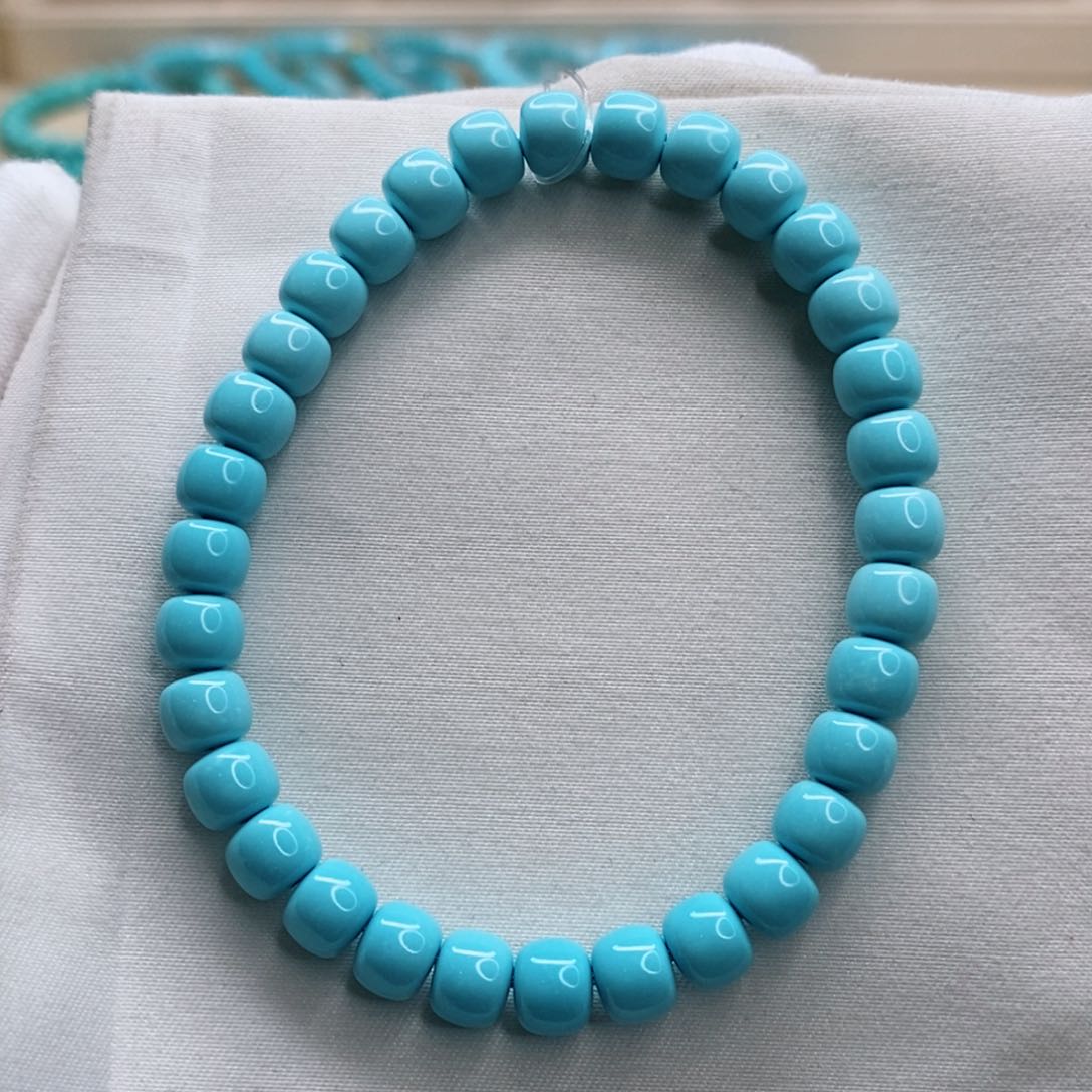 绿松石珠宝奇石未镶嵌西***甜