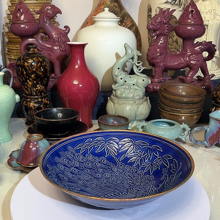 瓷片摆件摆件摆件