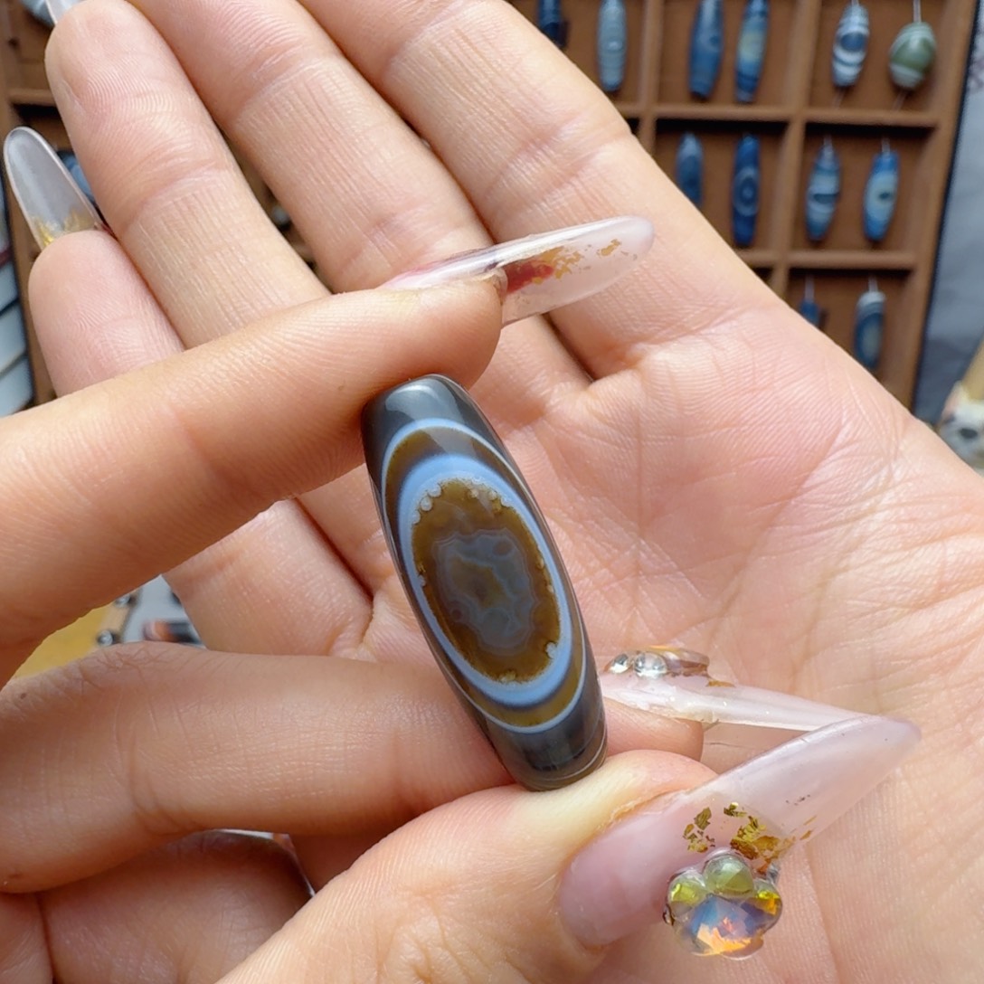 玛瑙/玉髓未镶嵌锁骨