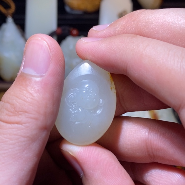 和田玉颈饰未镶嵌