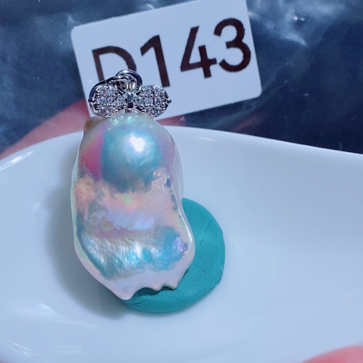 银S925镶嵌淡水珍珠其他