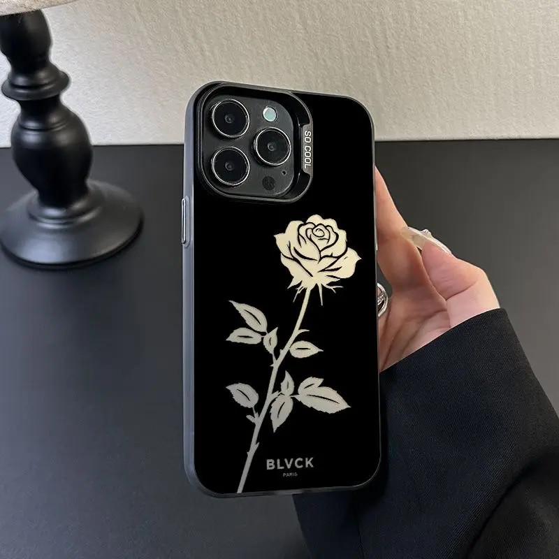 【彩银IMD】镂空玫瑰手机壳适用苹果/华为/荣耀/VIVO/OPPO/小米红米
