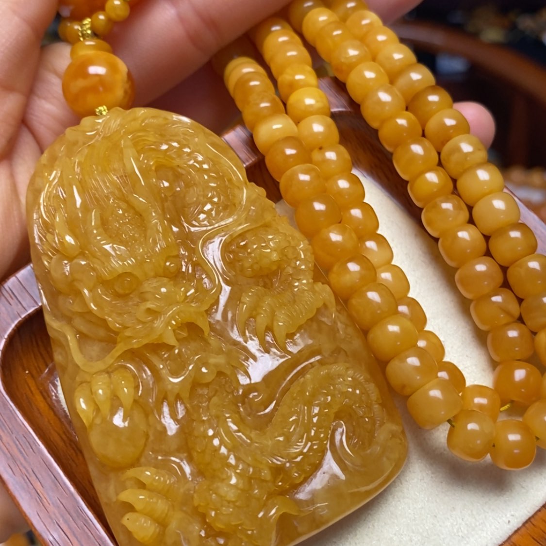 【闪购商品】蜜蜡颈饰未镶嵌项链
