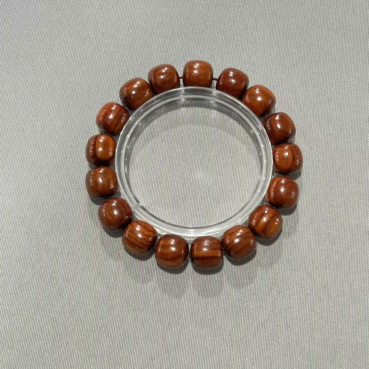 A134  海黄 卡1.2 老型珠单圈手串