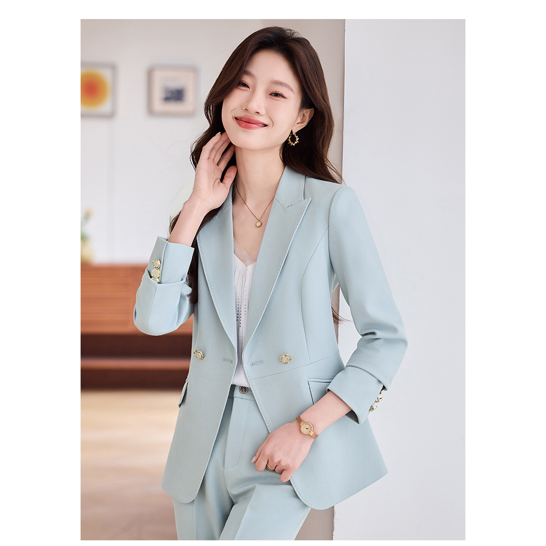 修身韩版百搭职业休闲两穿西装外套LA CHAPELLE HOMME.8503.MF茗