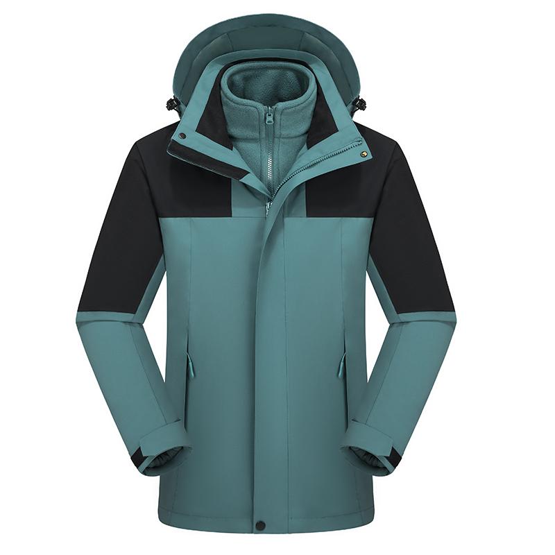 【帝翔】男女同款抓绒羽绒三合一冲锋衣DX-J24998