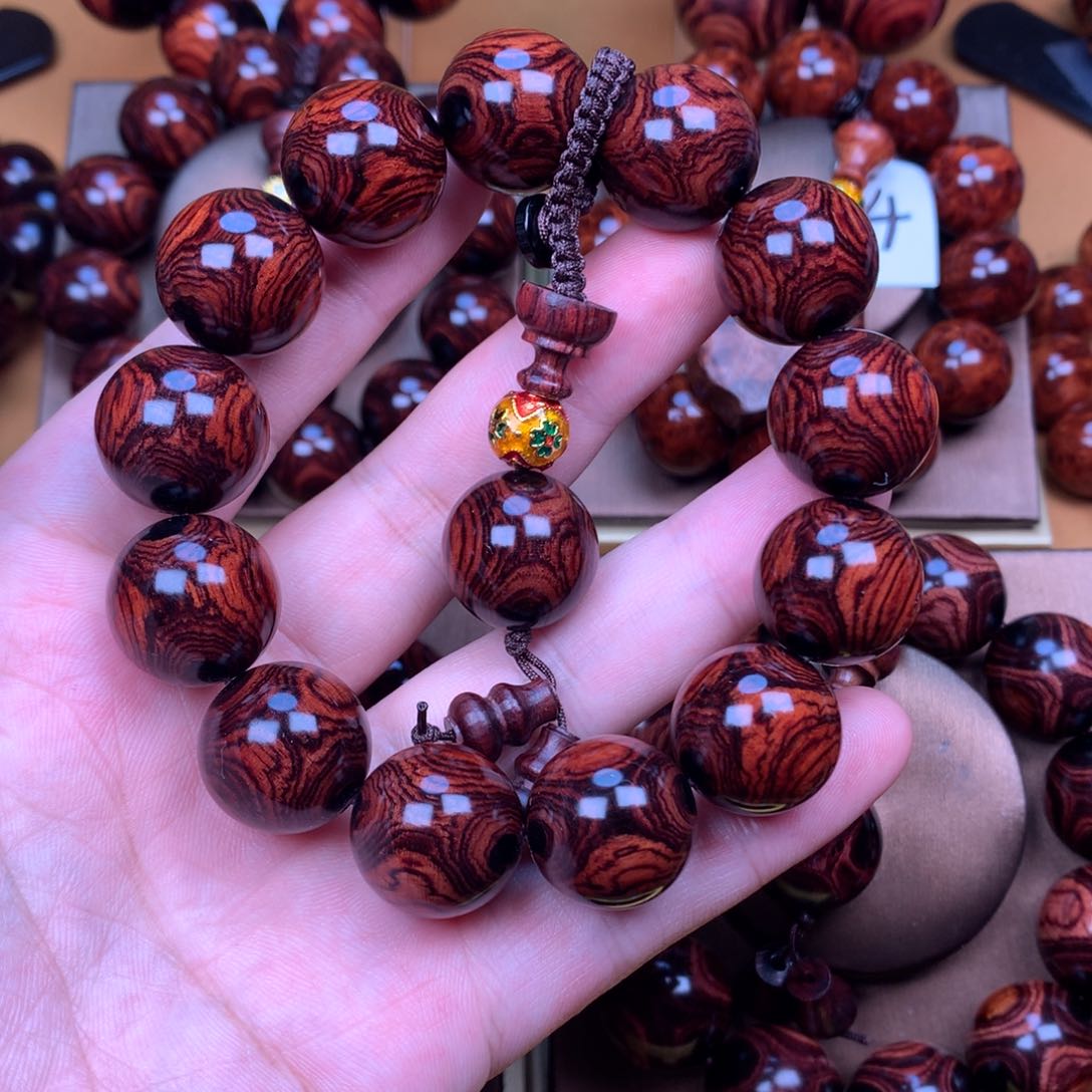 黄花梨/降香黄檀快****水黄花梨手串1.8