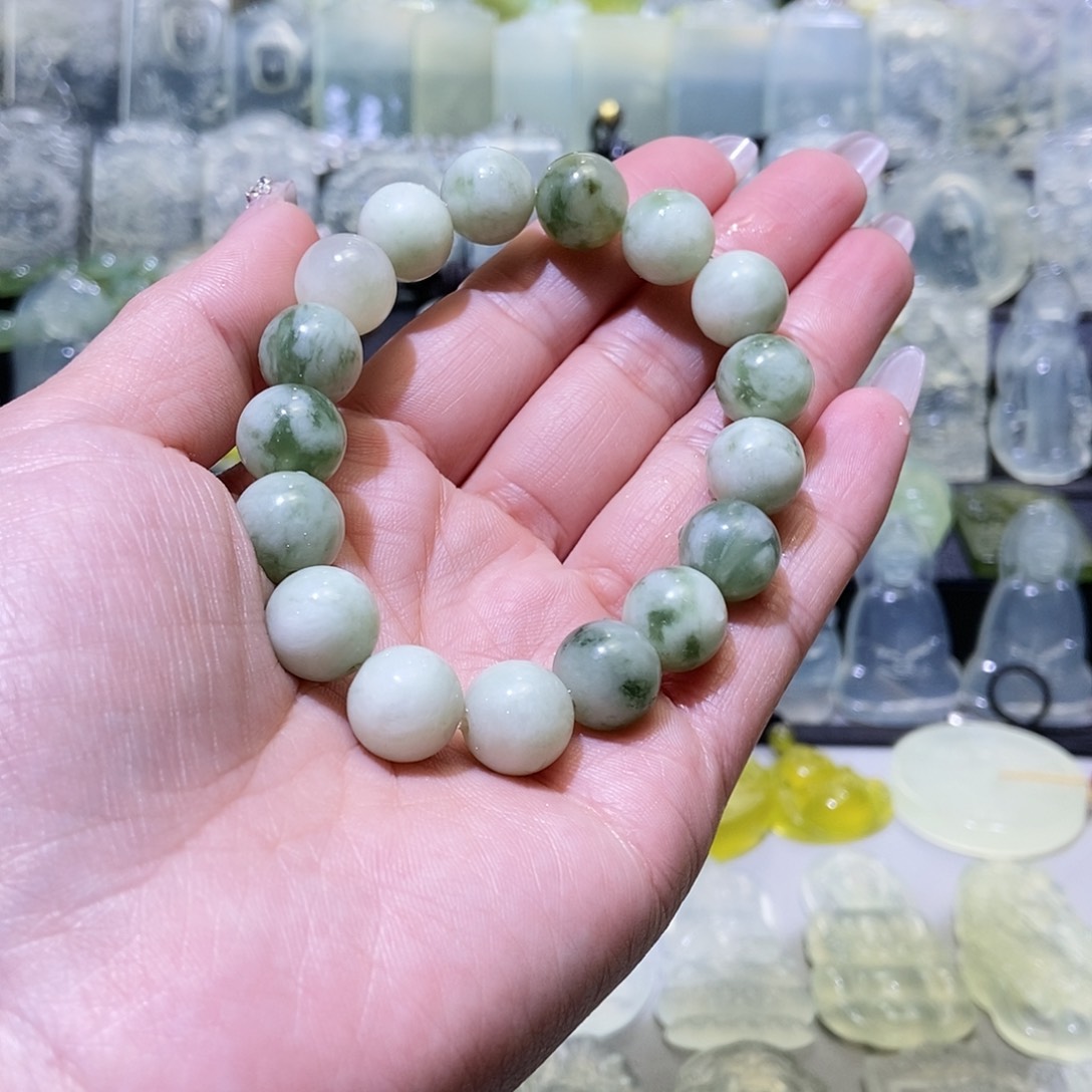 岫玉手链未镶嵌手链